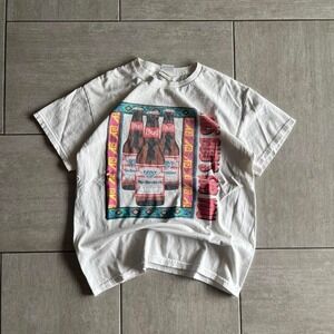 Junk Food Budweiser This Buds For You Graphic T Shirt White Small Mens